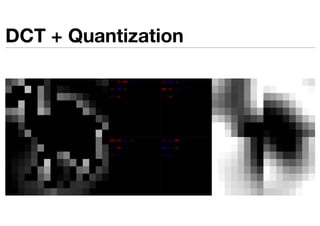 DCT + Quantization
 