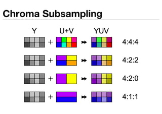 Chroma Subsampling
 