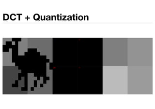 DCT + Quantization
 