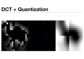 DCT + Quantization
 
