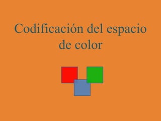Codificación del espacio de color 