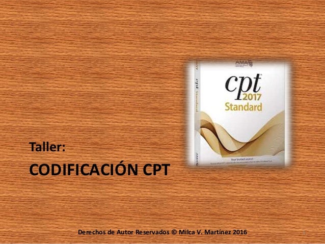 Codificacion Cpt 2017