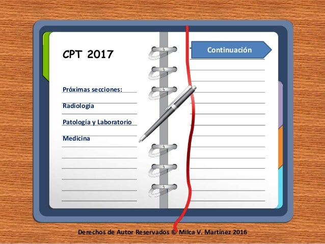 Codificacion Cpt 2017