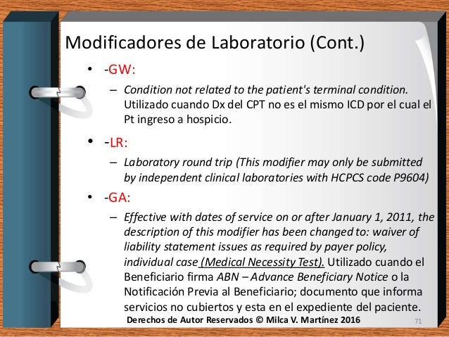 Codificacion Cpt 2017