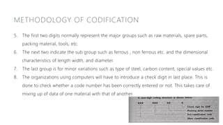 Codification and standardization of items | PPTX | Business | Business ...