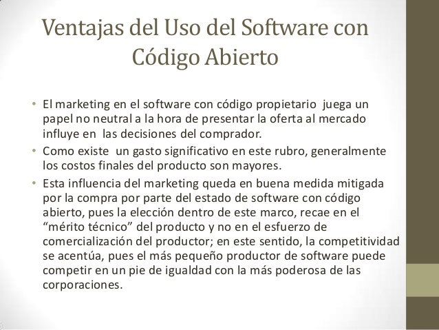 ¿Cuáles Son Las Ventajas Del Código Abierto – PNACAY