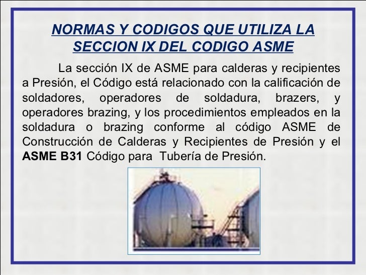 Codigo asme presentacion