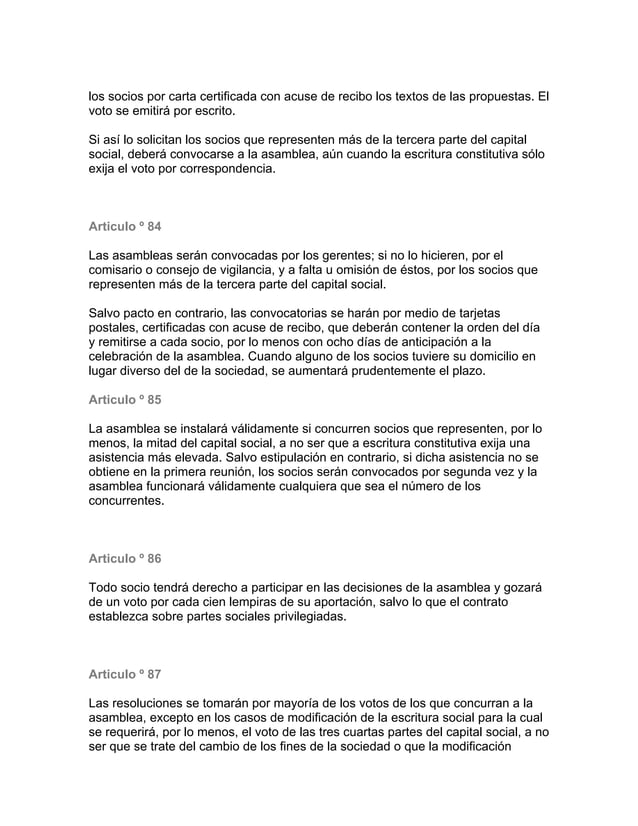 Codigo comercio Honduras PDF