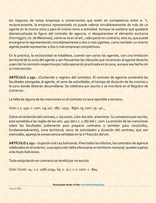 Código comercio Bolivia