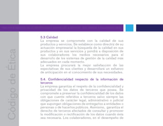 Codigo de etica Santa Fe Dicanosa