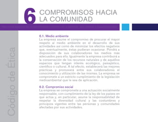 Codigo de etica Santa Fe Dicanosa