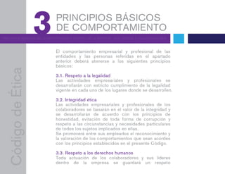 Codigo de etica Santa Fe Dicanosa