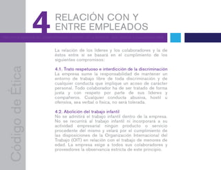 Codigo de etica Santa Fe Dicanosa