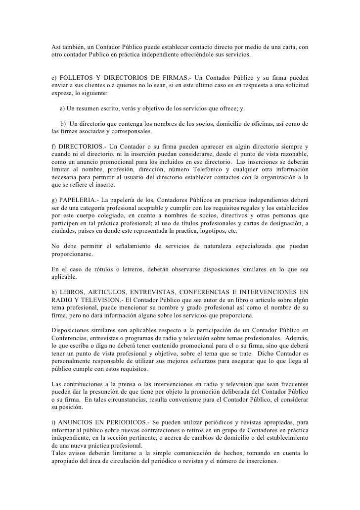 Codigo de etica del contador ecuatoriano