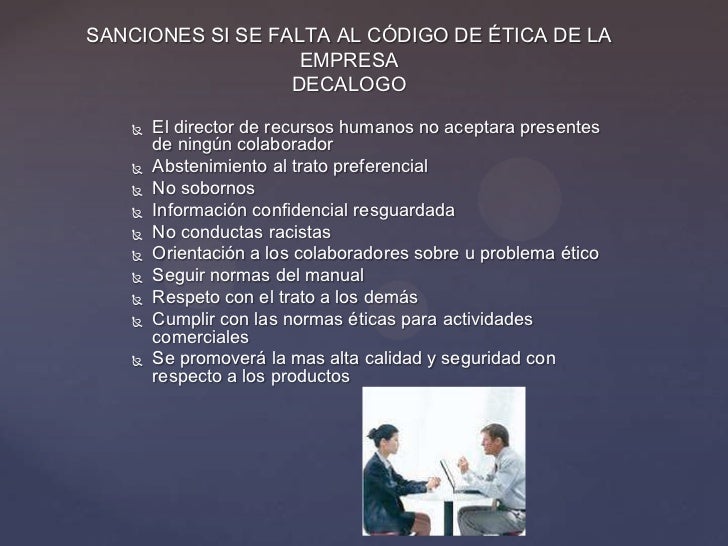 Codigo de etica para reclutadores