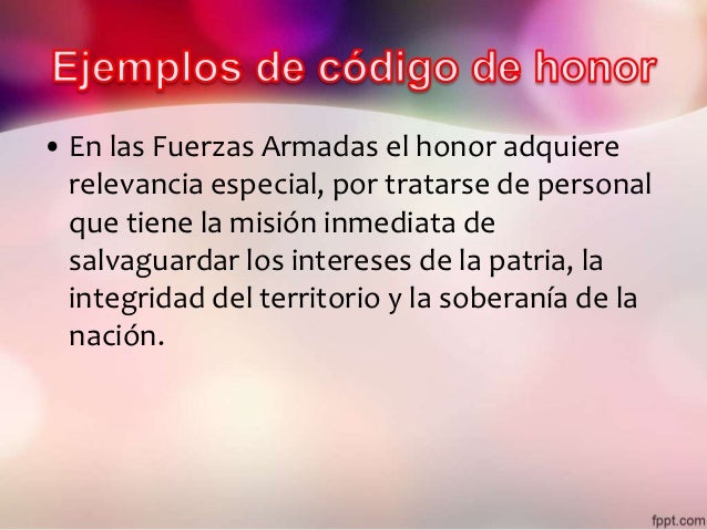 Codigo de honor