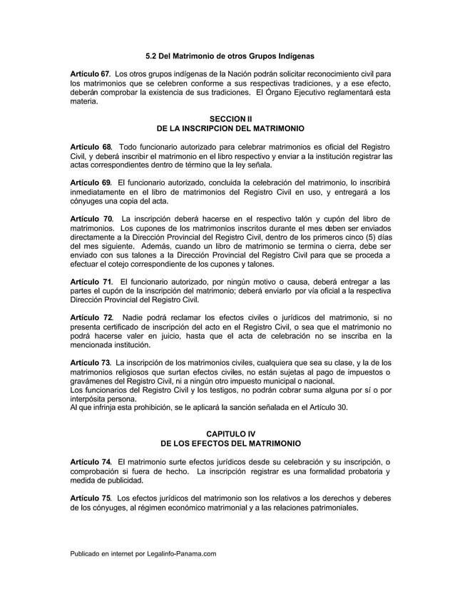 Codigo de La Familia de Panamá