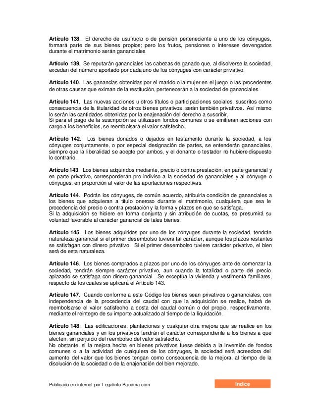 Codigo de La Familia de Panamá