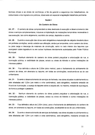 Código de obras e edificações - Palmeira dos Indios