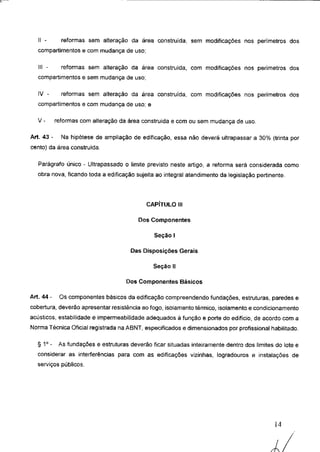 Código de obras e edificações - Palmeira dos Indios