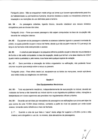 Código de obras e edificações - Palmeira dos Indios