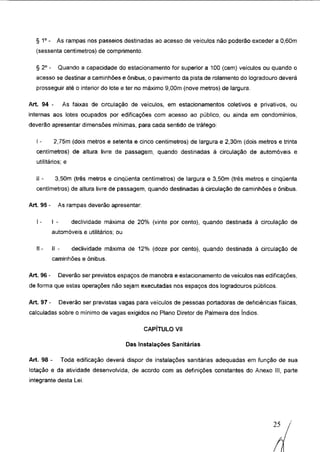 Código de obras e edificações - Palmeira dos Indios