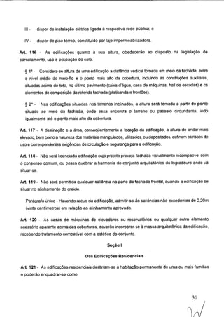 Código de obras e edificações - Palmeira dos Indios