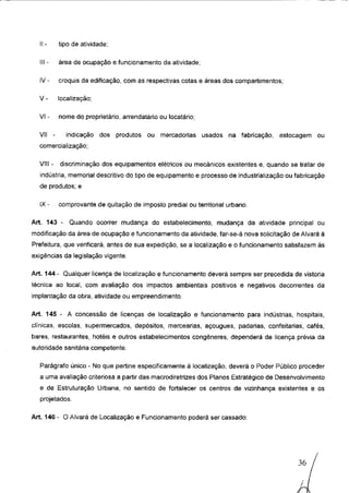 Código de obras e edificações - Palmeira dos Indios