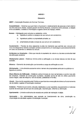 Código de obras e edificações - Palmeira dos Indios