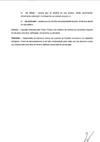 Código de obras e edificações - Palmeira dos Indios