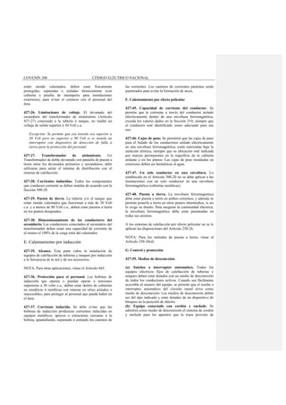 CODIGO ELECTRICO NACIONAL