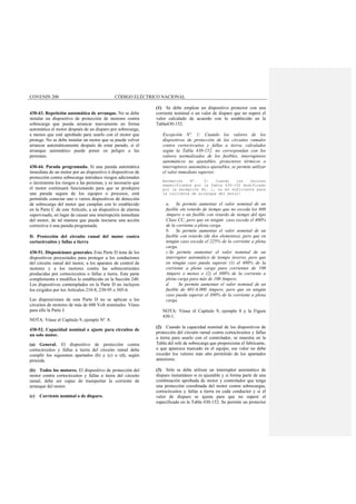 CODIGO ELECTRICO NACIONAL