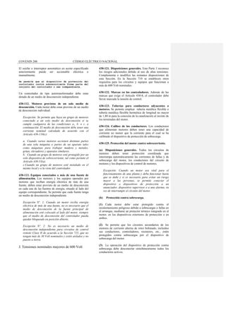 CODIGO ELECTRICO NACIONAL