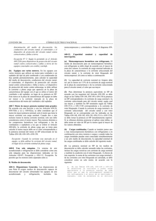 CODIGO ELECTRICO NACIONAL