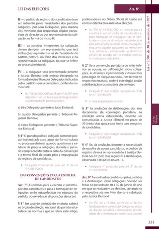 Codigo eleitoral 2012