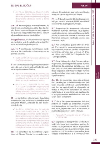 Codigo eleitoral 2012