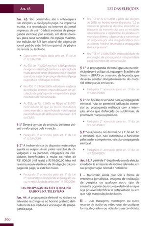 Codigo eleitoral 2012