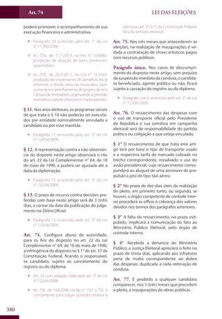 Codigo eleitoral 2012