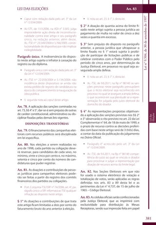 Codigo eleitoral 2012