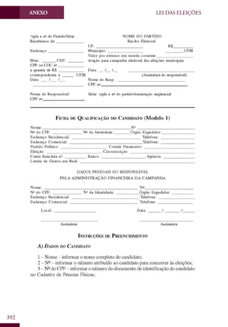 Codigo eleitoral 2012