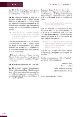 Codigo eleitoral 2012