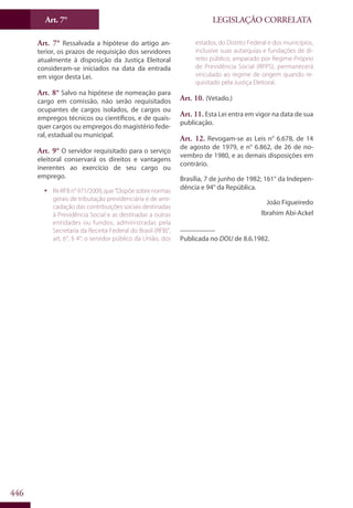 Codigo eleitoral 2012