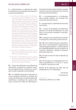 Codigo eleitoral 2012