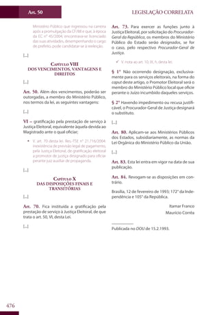 Codigo eleitoral 2012