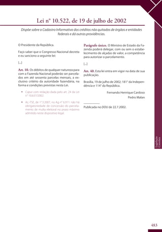 Codigo eleitoral 2012