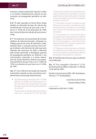 Codigo eleitoral 2012