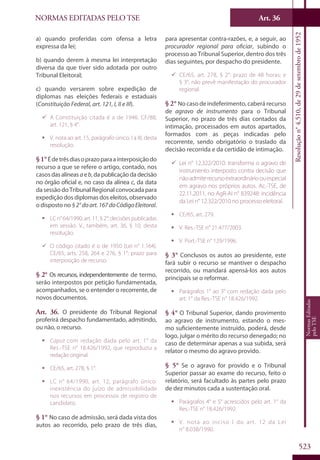 Codigo eleitoral 2012