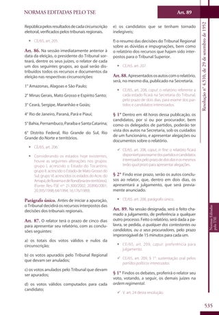 Codigo eleitoral 2012