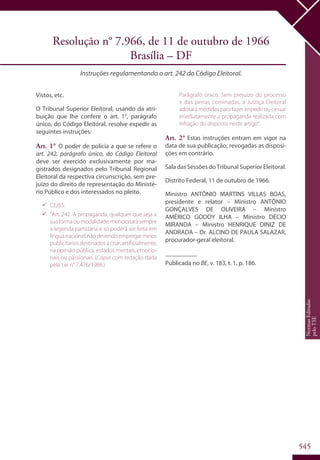 Codigo eleitoral 2012