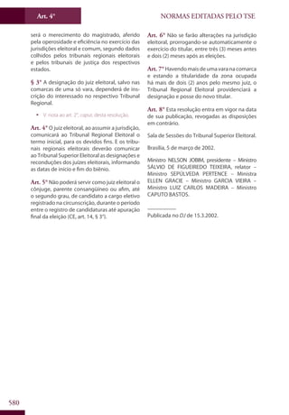 Codigo eleitoral 2012